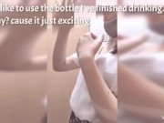 性癖公開！【ペットボトルにおしっこを..失敗編】おしがま　放尿　トイレ 5/16