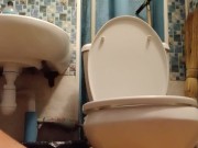 Артем сам себе дрочит ногами кончает на ступни лижет ноги self suck autofellatio self footjob 6/16