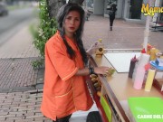 CARNEDELMERCADO - STREET VENDOR LAURA MONTENEGRO GETS HER LATINA PUSSY FILLED WITH COCK - MAMACITAZ 1/16