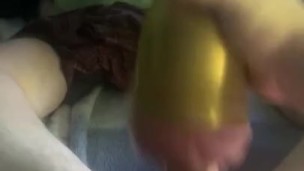 Chubby Amateur cums in Fleshlight