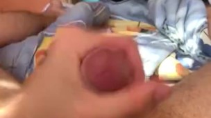 Boy fast cum at morning
