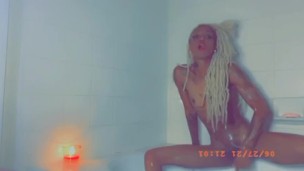 Double Fun Bath Time Fun .. Trying my New Butt plug