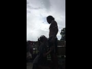 Caught Fucking on Porch in Rain