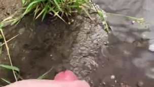 Shooting A Cumshot Over The Water
