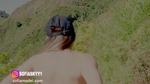 Hiking in the mountains and jerking off to that view