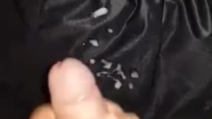Cumshot on short
