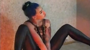 Femdom Katrix striptease 