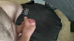 Blowing a nice huge, milky load
