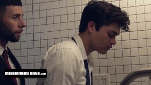 Cute Innocent Boys Bang In The Bathroom