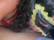Mamada Sexy y Sumisa De Cerca POV & Corrida En La Boca