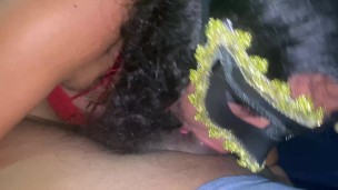 Mamada Sexy y Sumisa De Cerca POV & Corrida En La Boca