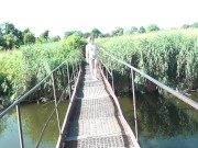 Messalina Dressed in Sun. Outside Outdoor. Nude Milf walks by bridge River. Naturist Nudist Woman 9/16