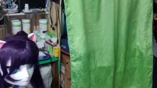 cute kigurumi cat kawaii masturbation