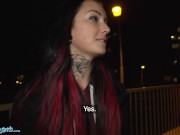 Public Agent Skinny Emo Chick Takes Cash For Quick Fuck 1/16