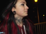 Public Agent Skinny Emo Chick Takes Cash For Quick Fuck 2/16