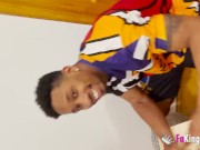 Wrecking Clea's ass and pussy up with 2 Black dicks 2/16