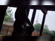 She's wetter than the weather was  7/16