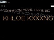 Ebony Teen Khloe Kxxxng Fucks Asshole On Balcony (See Full Video On Onlyfans) 1/16