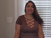 Slutty Wife Gives Jerk Off Instructions to Neighbor When Wife is Away
