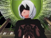 3D HENTAI POV 2B cowgirl