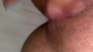Amateur college girl alone rubbing her wet pussy in hotel room 