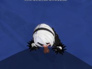 3D HENTAI POV Passionate Blowjob From Hot 2B 14/16