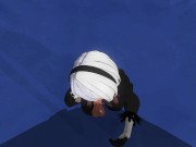 3D HENTAI POV Passionate Blowjob From Hot 2B 8/16