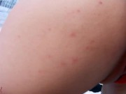 Quick Fuck before Gym! - Amateur Wife Gets Cum in Pussy Wearing Shorts - Creampie 4K 13/16