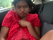 Shhh, daddy can't find out i use his car to play with my dildo... Almost caught by a couple, i wish 2/16