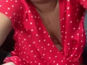 Shhh, daddy can't find out i use his car to play with my dildo... Almost caught by a couple, i wish 3/16