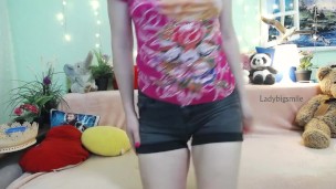 Hot Girl Tease you with my big ass in small shorts after drinking I felt so wet and horny
