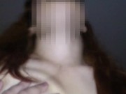 Asian teen girl moaning