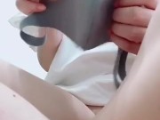 【オナニー記録】マスクの上からクリを擦ってびしょ濡れOL[Masturbation] Rub the clitoris over the surgical mask 7/16