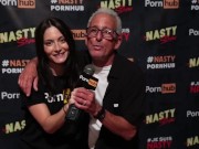 Pornhub Aria gets Nasty with JFL Fans! 1/16