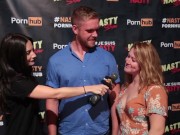 Pornhub Aria gets Nasty with JFL Fans! 6/16