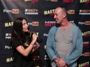 Pornhub Aria gets Nasty with JFL Fans! 8/16