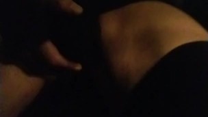 Masked male moan at outdoor with original chasitity and anal plug