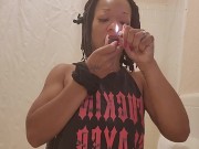 Waking daddy up with one of my famous bjs & letting him stick his cock in my tight little vagina 2/16