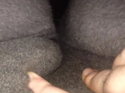 Teen play with hot cameltoe