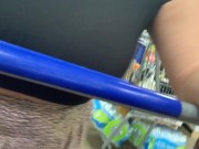 My slut wife likes to show her pierced titles 2/16