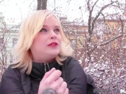 PrivateBlack - Milky White Blonde Ariela Donovan Rides Big Black Cock! 4/16