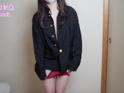 ギリギリ全裸学ラン姿でノーブラノーパン下着紹介します❤️ - Screenshot 12 of 16 - Panties