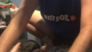 My twink sucks my dick so good (full video on only fans thustin69 