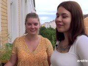 Pralles Verwöhnprogramm: Marina & Natascha unter der Dusche 12/16