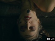 Watch her oil up her big natural tits as she masturbates wildly 2/16