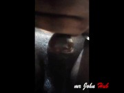 Bathing time masturbation using sex toy fast handjob huge cumshot
