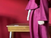 Slutty Sexy Satanist fucks herself with gods cross , What do you think?