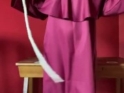 Slutty Sexy Satanist fucks herself with gods cross , What do you think?