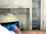 Depilation of a member with a piercing! 12/16