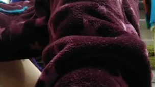 Pissing and pushing in pajamas